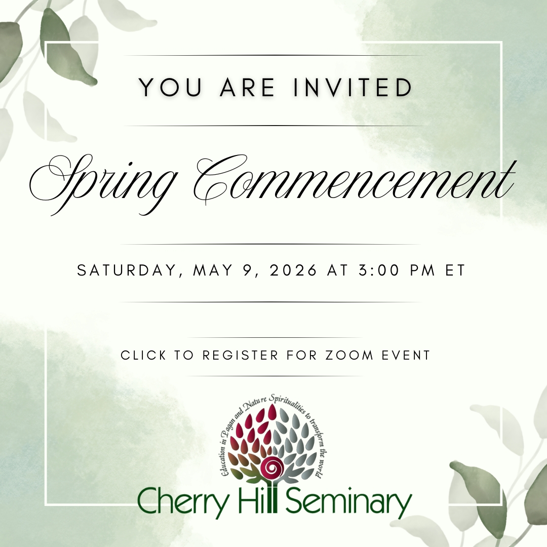 You are invited, Spring Commencement, Saturday, May 9, 2026 at 3:00 PM ET, click to register for Zoom event.